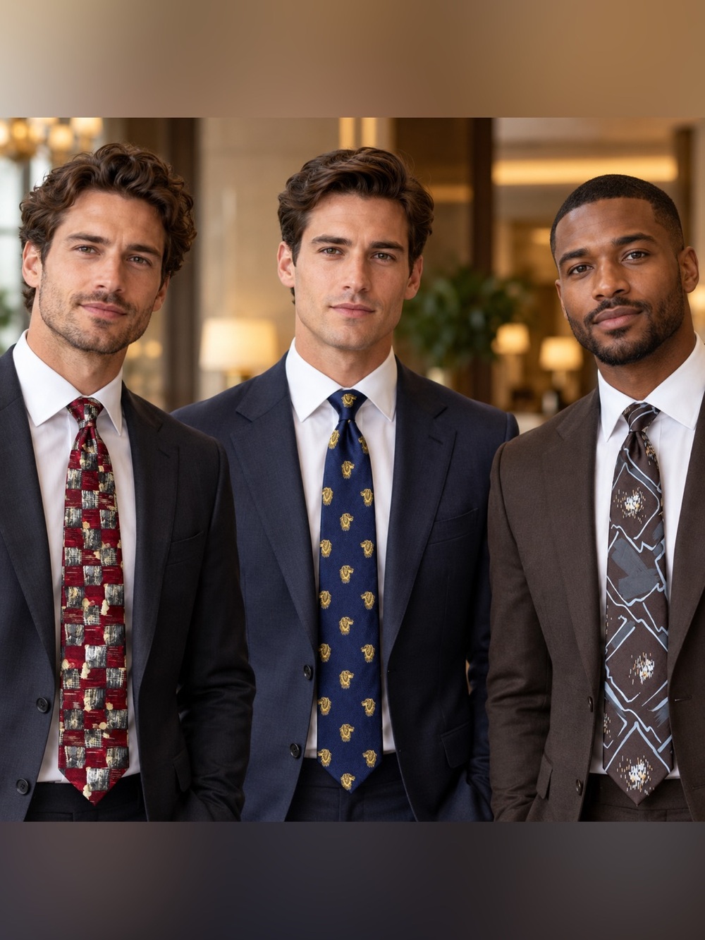 Ermenegildo Zegna J.Crew Paco Rabanne Men’s Necktie Bundle Set of 3